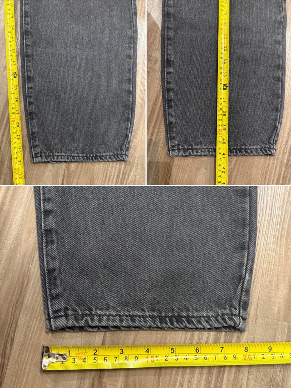 Levi’s Premium Baggy Dad Jeans 26 Boot Barn Black Big E $128 - Picture 10 of 12
